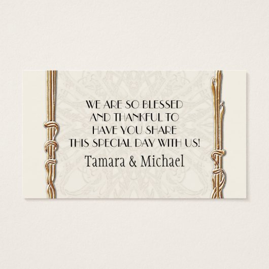 ギャツビーアールデコ新しいレースフェイク金ゴールドチューリップ (裏面)