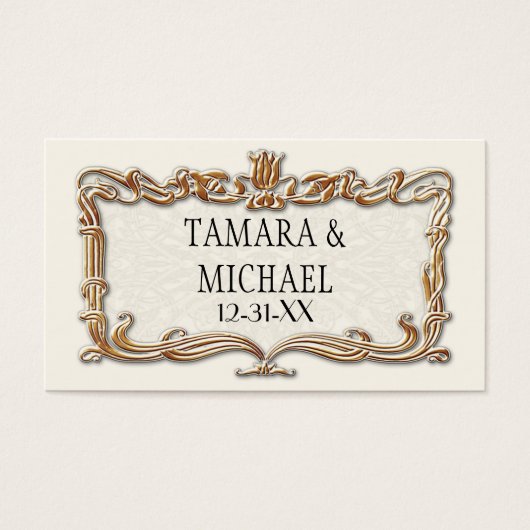 ギャツビーアールデコ新しいレースフェイク金ゴールドチューリップ (正面)