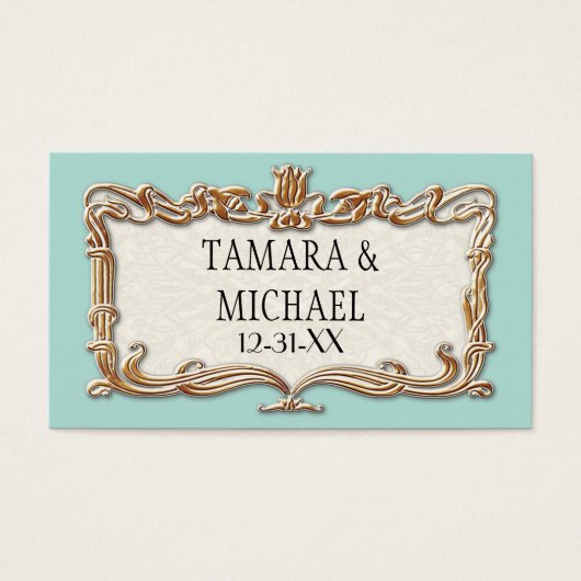 ギャツビーアールデコ新しいレースフェイク金ゴールドチューリップ (正面)