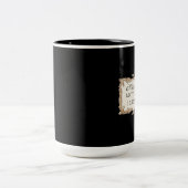 ギャツビーアールデコ新しいレースフェイク金ゴールドチューリップ ツートーンマグカップ (中央)