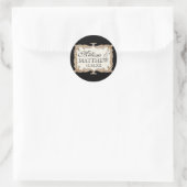 ギャツビーアールデコ新しいレースフェイク金ゴールドチューリップ ラウンドシール (バッグ)