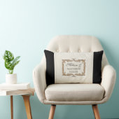 ギャツビーアールデコ新しいレースフェイク金ゴールドチューリップ ランバークッション (椅子)