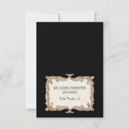 ギャツビーアールデコ新しいレースフェイク金ゴールドチューリップ 招待状