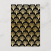 ギャツビーアールデコ1920sアコモデーション結婚ズファン エンクロージャーカード (裏面)