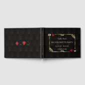 ギャツビーカジノラスベガストランプのポーカーバチェロレッテ ゲストブック (全面)