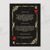 ギャツビーカジノラスベガストランプのポーカー エンクロージャーカード (正面)