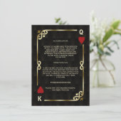 ギャツビーカジノラスベガストランプのポーカー エンクロージャーカード (スタンド正面)