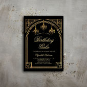 ギャツビーデコローリング20sアーチシャンデリア誕生日 招待状