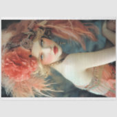 ギャツビーフラッパー美しい、ローリング20のスタイルポートレート 薄葉紙 (正面)