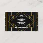 ギャツビー大学院ネットワークSNS写真 コーリングカード (裏面)