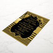 ギャツビー素晴らしのインスピレーション 箔招待状 (回転した状態)