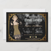 ギャツビー素晴らしのブライダルシャワー招待客 招待状 (正面)