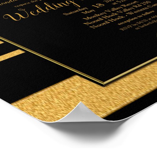 ギャツビー素晴らしの結婚発表 ポスター (角)