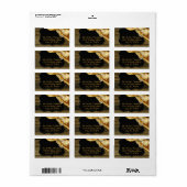 ギャツビー素晴らしインスピレーション結婚式のラベル ラベル (フルシート)