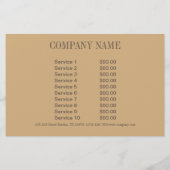 ギャツビー素晴らしガールメイクアップ美容師写真家 チラシ (裏面)