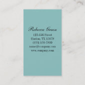 ギャツビー素晴らしガール美しいサロンメイクアップ美容師 名刺 (裏面)