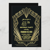 ギャツビー素晴らしニューイヤーズイブ招待状 招待状 (正面/裏面)