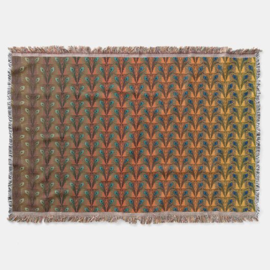 ギャツビー素晴らしフェザーズアートデコデザイン スローブランケット (正面)