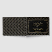 ギャツビー素晴らしヴィンテージアールデコ結婚ズ ゲストブック (全面)