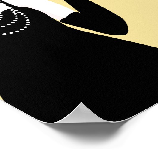 ギャツビー素晴らし1920年代フラッパーパーティープロモーションポスター ポスター (角)