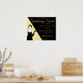 ギャツビー素晴らし1920年代フラッパーパーティープロモーションポスター ポスター (キッチン)