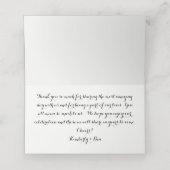 ギャツビー結婚金ゴールドズスイートサンキューパーティーエスコート プレイスカード (内部開封)