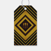 ギャツビー金ゴールド2020のベビーシャワー ギフトタグ (裏面)