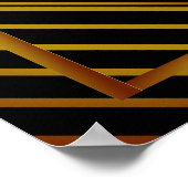 ギャツビー金ゴールド2020の結婚座席表 ポスター (角)