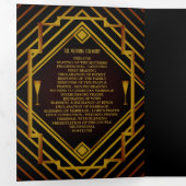 ギャツビー金ゴールド2020の結婚式 プログラム (内部最初)