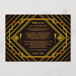 ギャツビー金ゴールド2020結婚の詳細 エンクロージャーカード