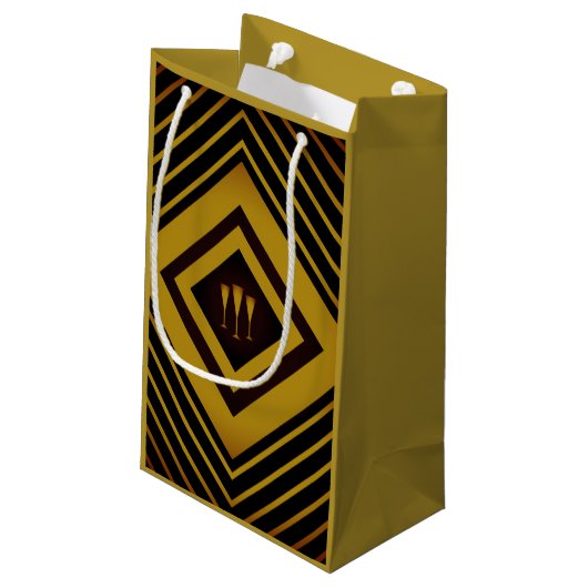 ギャツビー金ゴールド2020結婚年代 スモールペーパーバッグ (裏面アングル)