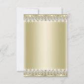 ギャツビー アートデコ 1920年代の歓呼 返信のお願い 出欠カード (裏面)