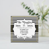 ギャツビー ゴールド ウェディング スイート レセプション 詳細 挿入 招待状 (スタンド正面)