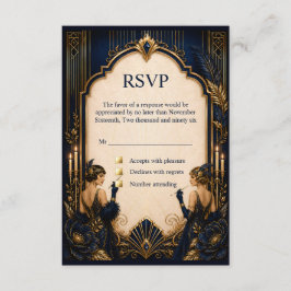 ギャツビー フラッパー ガールズ ロアリングトゥエンティーズ RSVP エンクロージャーカード