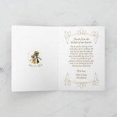 ギャツビー・ブラック・キャッツ結婚のサンキューカード カード (内部)