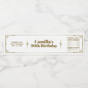 ギャツビー・ロアリング20sアールデコありがとう ペットボトルラベル