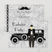 ギャツビー ヴィンテージ カー 結婚式前パーティー招待状 招待状 (正面/裏面)