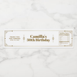 ギャツビーRoaring 20sアールデコありがとう ペットボトルラベル