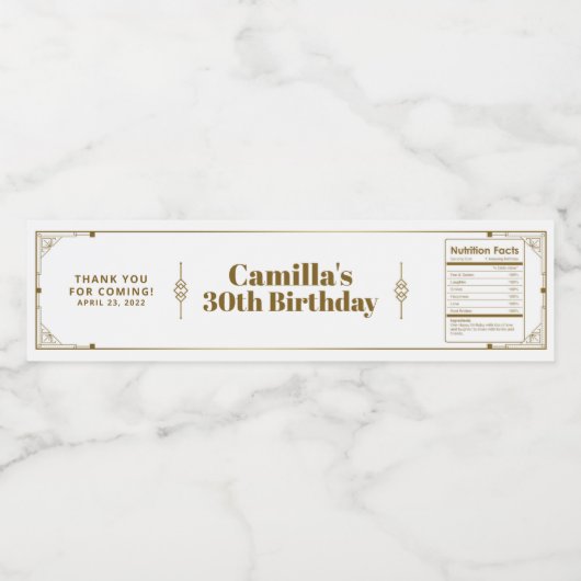 ギャツビーRoaring 20sアールデコありがとう ペットボトルラベル (シングルラベル)