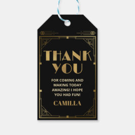 ギャツビーRoaring 20s Art Decoありがとう ギフトタグ