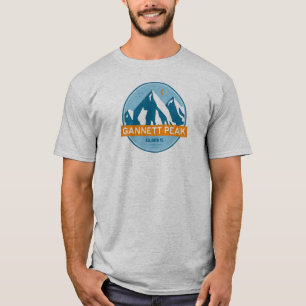 ギャネットピーク ワイオミング 星 月 Tシャツ