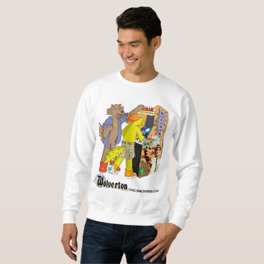 ギャビンはゲームを得ました スウェットシャツ (正面フル)