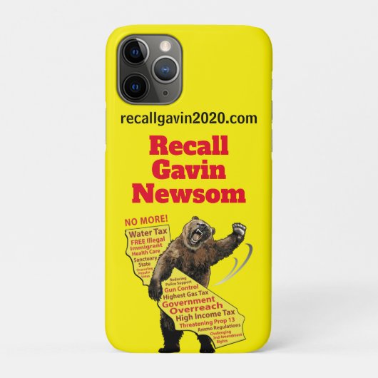 ギャビン・ニューソムを呼び出す Case-Mate iPhoneケース (裏)