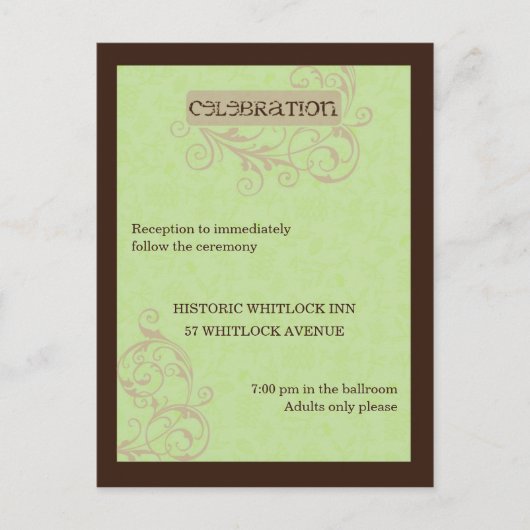 ギャビー披露宴 ポストカード (正面)