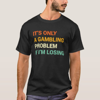 ギャブリング問題 ネバダカジノギャンブル独身パーティ Tシャツ