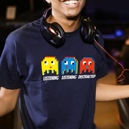 ギャマ聞ーズ聞の気の散ったメンズTシャツ Tシャツ