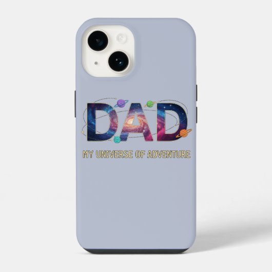 ギャラクシーダッド宇宙冒険 iPhoneケース (裏面)