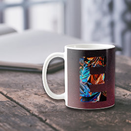ギャラクシープリズムイニシャルEマグ コーヒーマグカップ