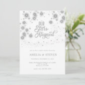 ギャラクシー スターズ | カップルシャワー招待状 招待状 (スタンド正面)