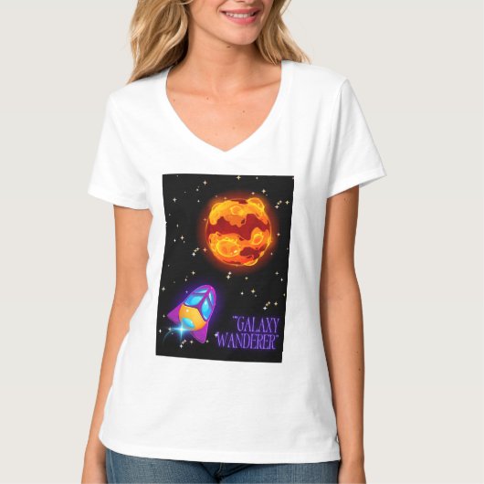ギャラクシー・ワンダラー 断熱タンブラー Tシャツ (正面)